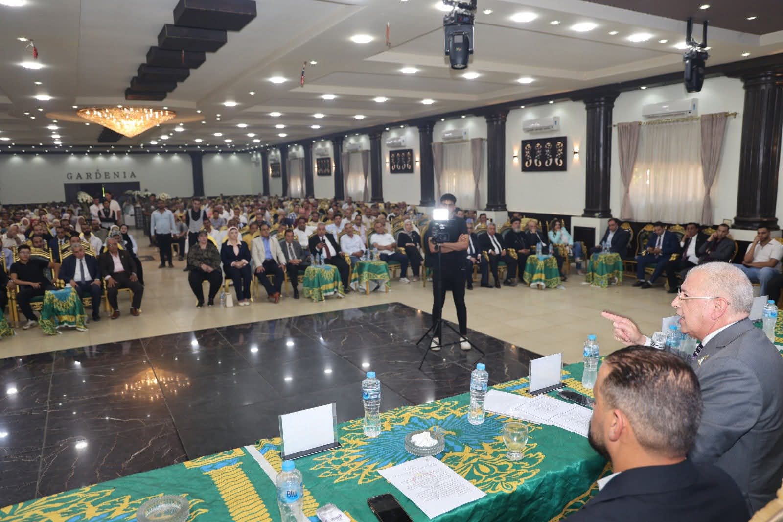 مؤتمر حاشد بكفر شكر لدعم مرشح حزب الجبهة الوطنية فى انتخابات الشيوخ 