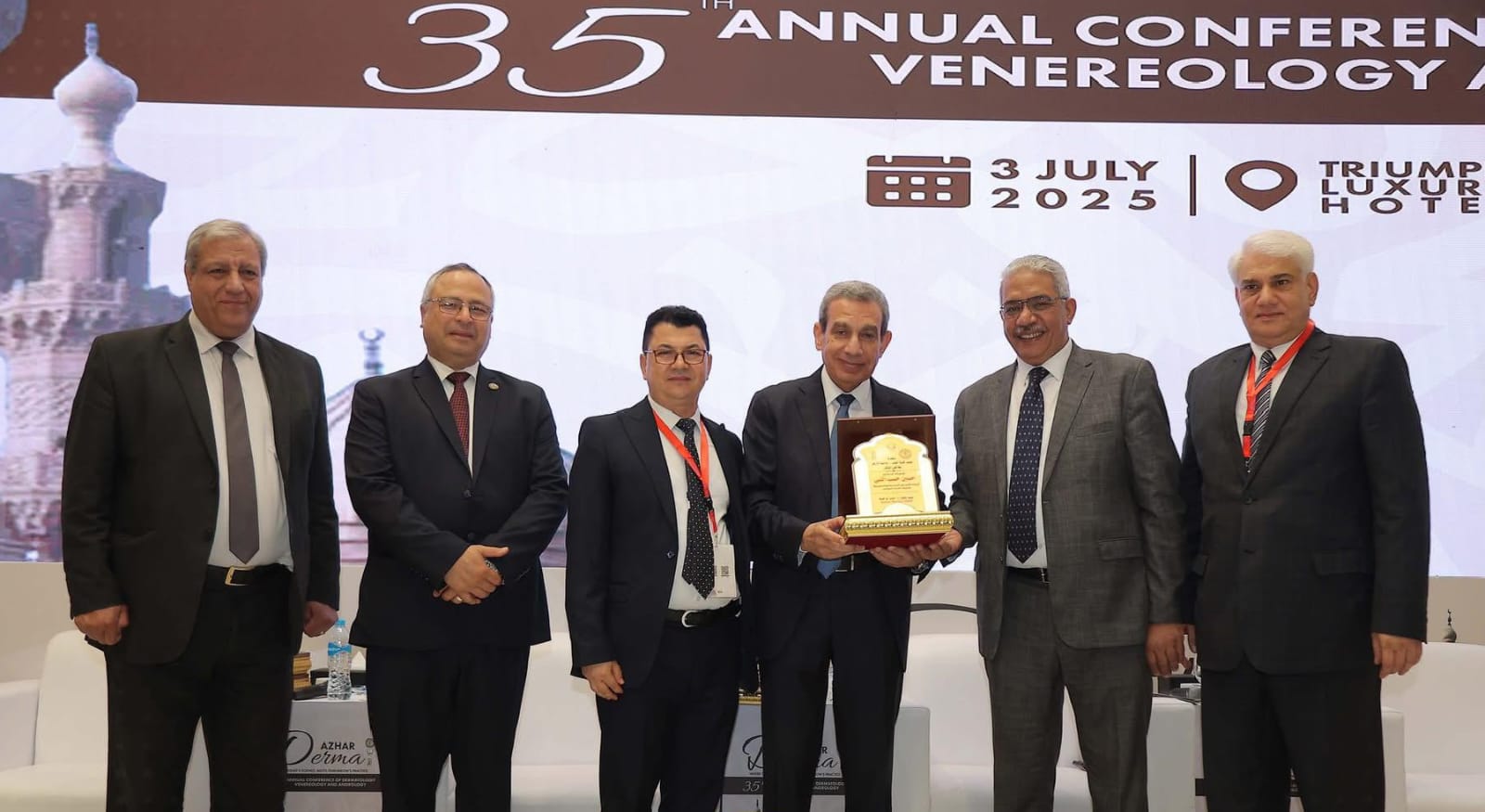 الدكتور محمود صديق يفتتح المؤتمر العلمي السنوي لقسم الأمراض الجلدية والتناسلية في نسخته ال 35