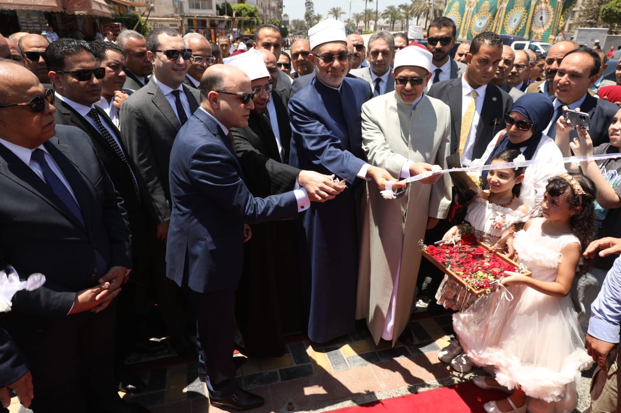 رئيس جامعة الأزهر يشارك في افتتاح أعمال تطوير وتوسعات مسجد سيدي إبراهيم الدسوقي بكفر الشيخ