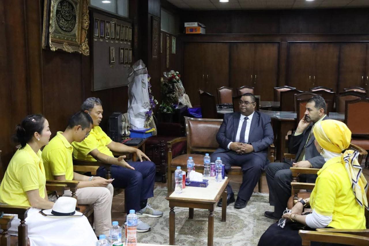 سفير تايلاند يزور كلية العلوم بنين جامعة الأزهر بالقاهرة